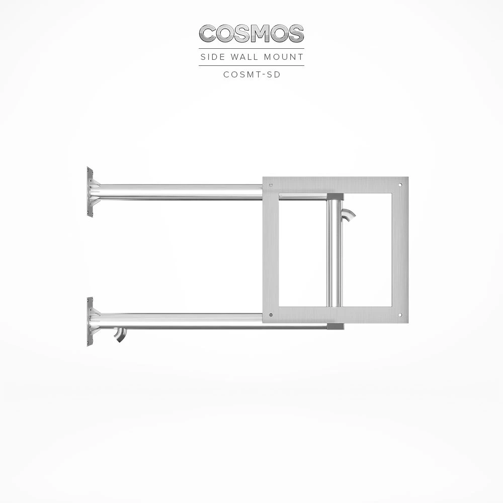 Visual of high-grade stainless steel Side Wall Mount for Cosmos Outdoor TV in Brisbane.