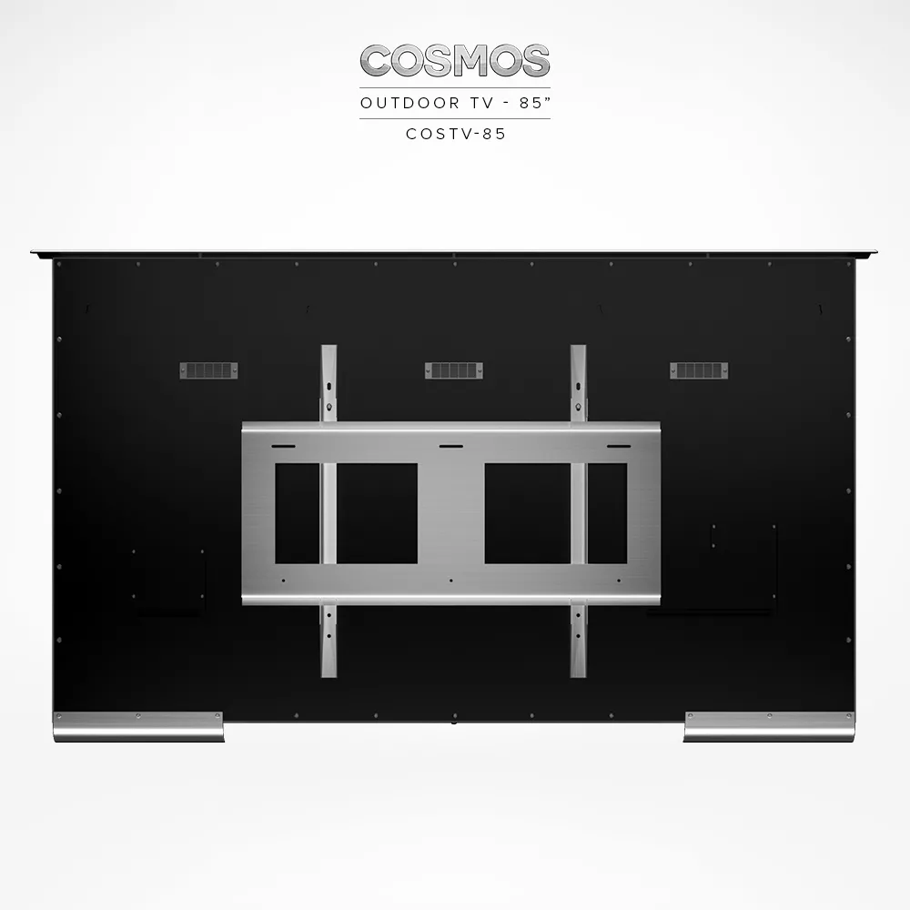 Yes, add the Stainless Steel Wall Mount Bracket COSMT-BR-75/85 (VESA 600 x 400).