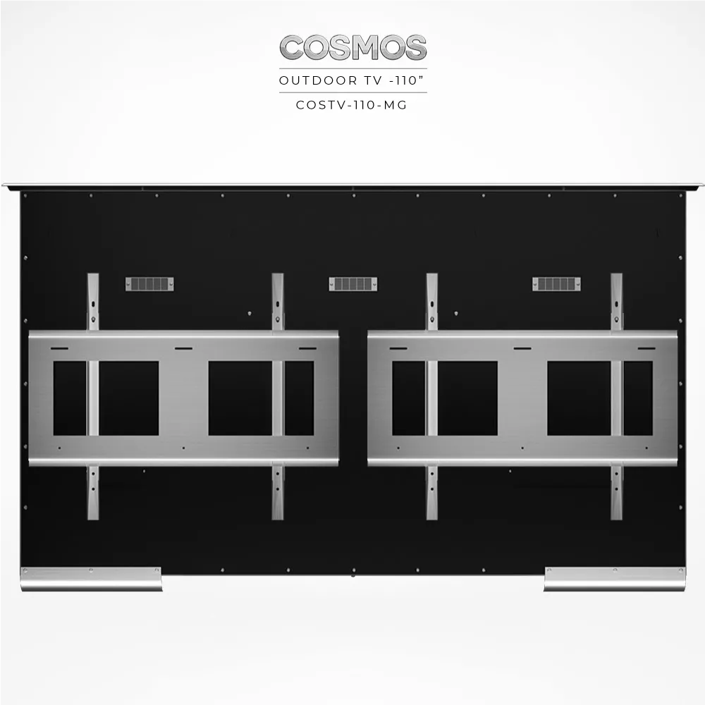 Cosmos Outdoor TV 110″ (2pcs COSMT-BR-100/110 Brackets)