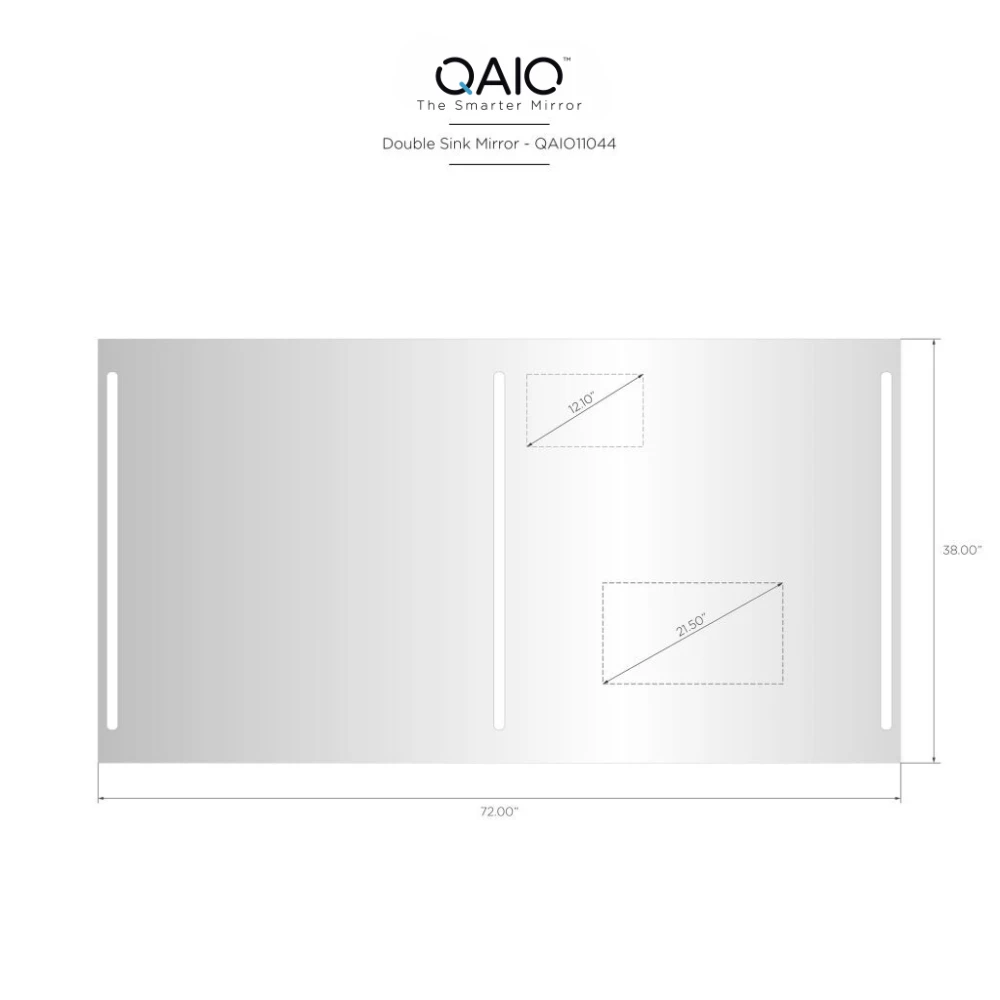 QAIO 160cm width x 100cm height, with 22”  TV (QAIO11004)