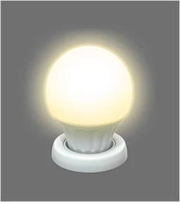 B120WFrosted Bulb, Warm Light (3000K)