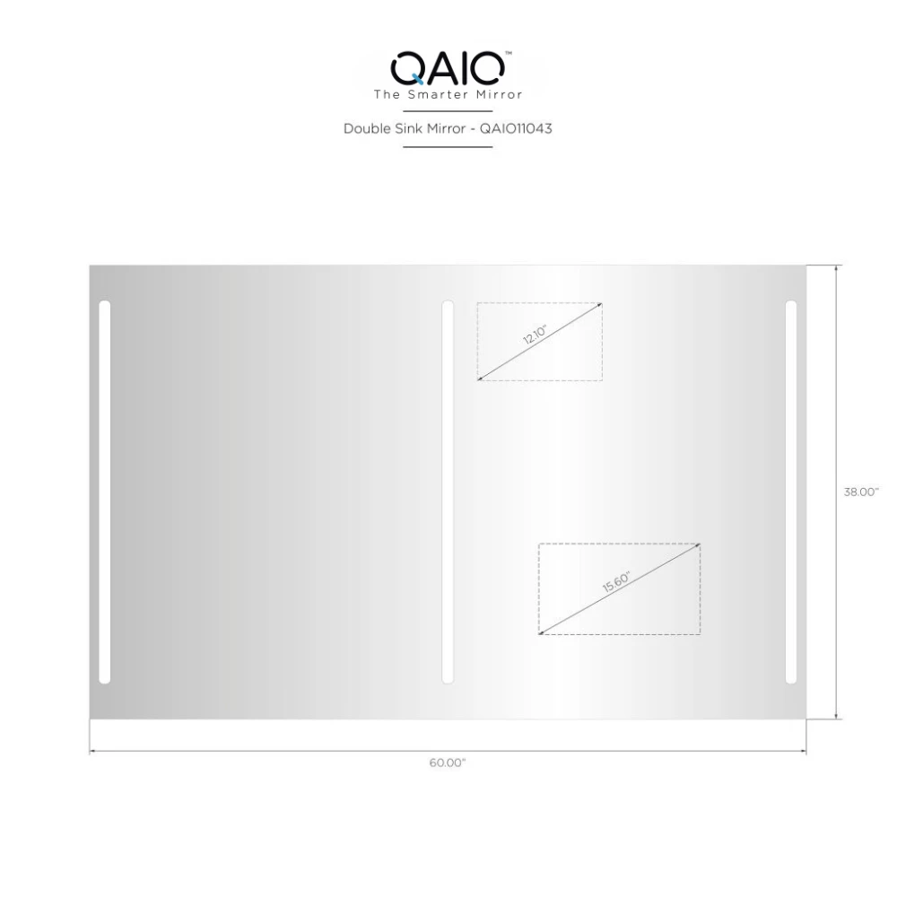 QAIO 140cm width x 80cm height, with 15.6”  TV (QAIO11003)